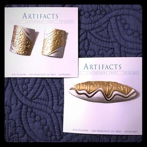 Vintage earring and pin set